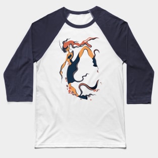 Girl dancing underwater Baseball T-Shirt